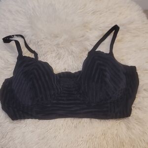 Gilly Hicks Black Textured Bralette